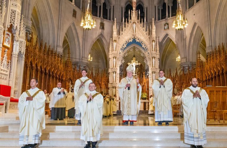Archdiocese of Newark welcomes five new priests during ordination