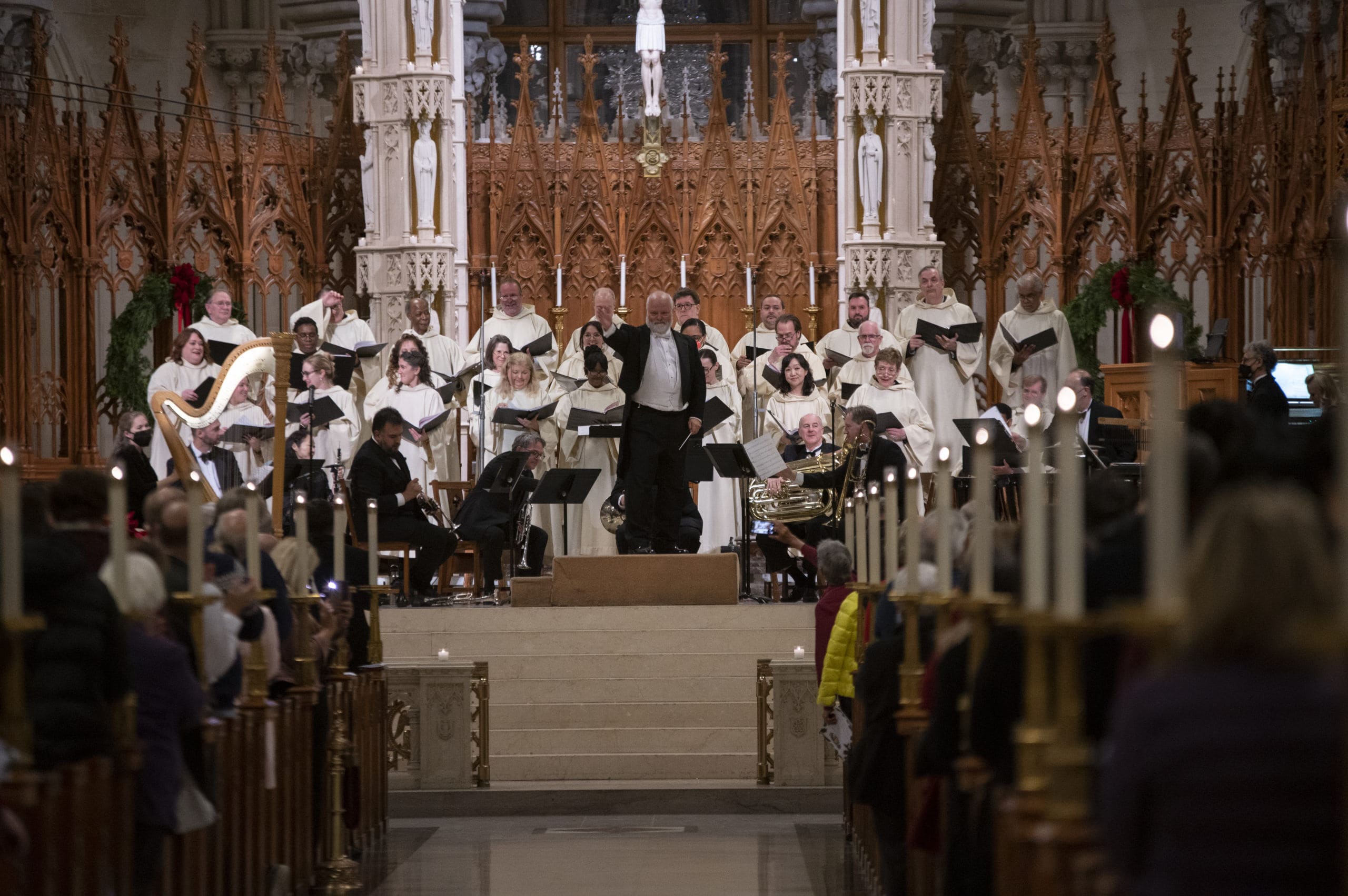 The Candlelight Carol Sing returned to the Cathedral Basilica of the Sacred Heart last week for two nights and was a sight to behold.