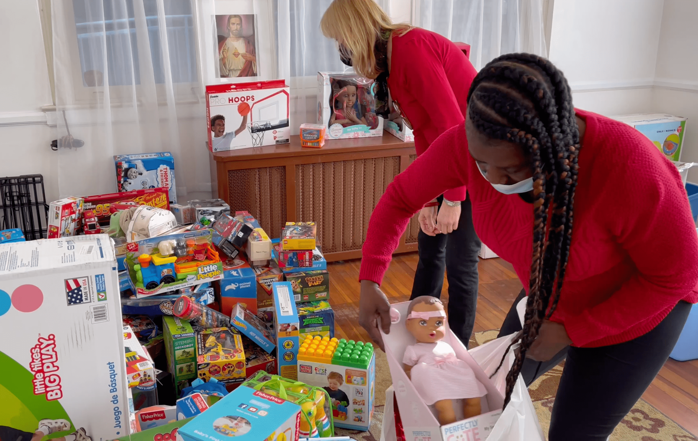 Mercy House toy drive. Archdiocese of Newark.
