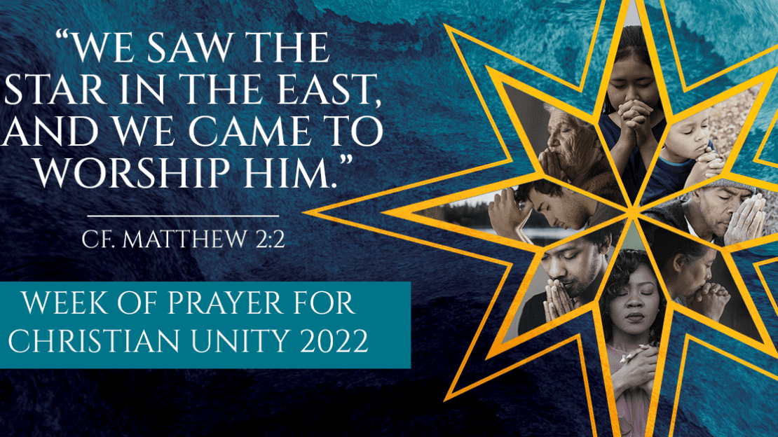 This year’s theme and prayer for the 2022 Week of Prayer for Christian Unity has been shaped by the Middle East Council of Christian Churches, with this text: “We saw the star in the East, and we came to worship him.” (Matthew 2:2). (Image courtesy of Graymoor Ecumenical & Interreligious Institute)