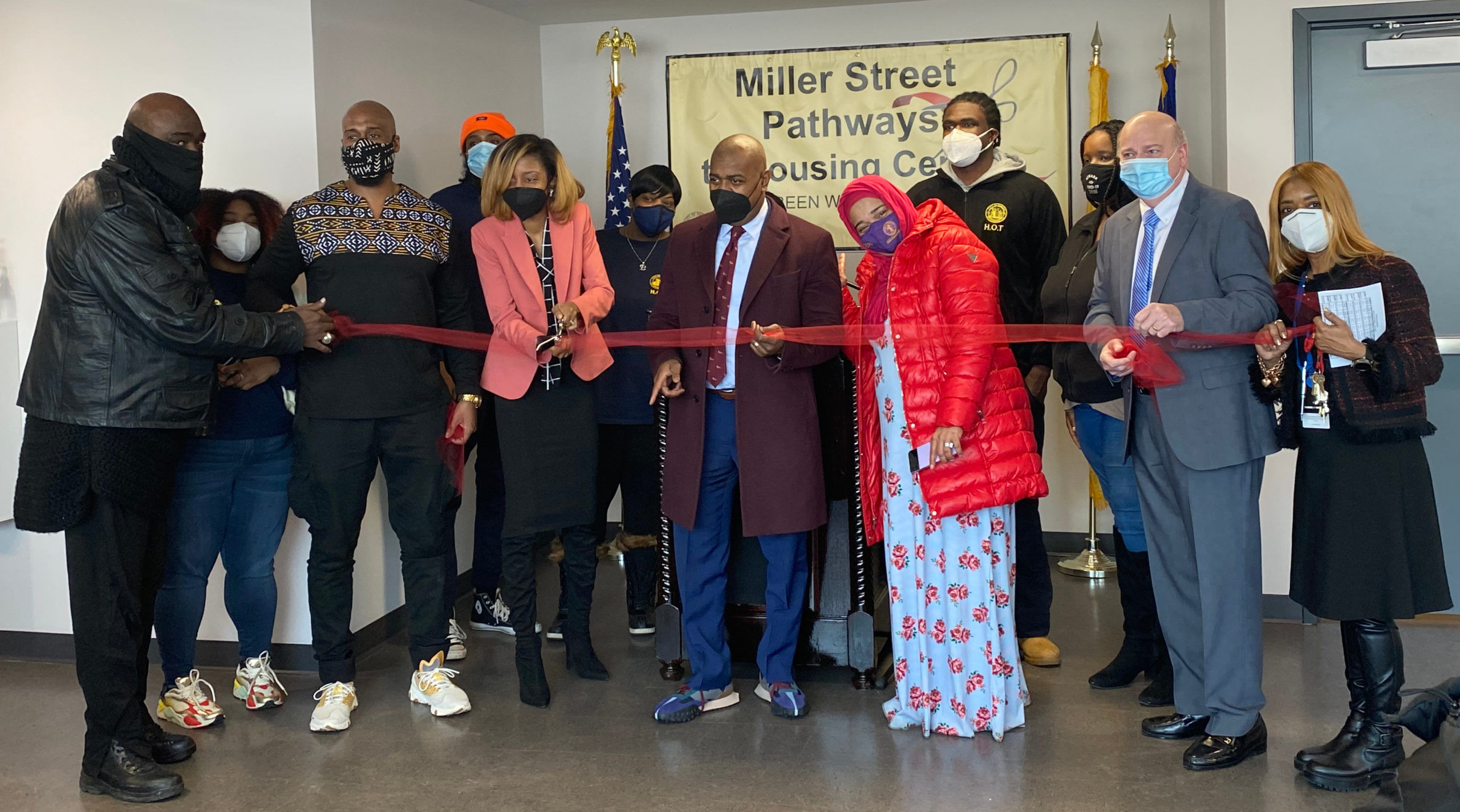 On Feb. 1, Catholic Charities of the Archdiocese of Newark and the city officially opened the doors to the Miller Street Pathways to Housing Center in Newark. (Photo Courtesy of Catholic Charities of the Archdiocese of Newark)