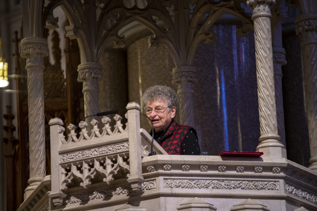Religious women and men of the Archdiocese of Newark participate in the annual Consecrated Life Mass held on Feb. 5, 2022, at Newark's Cathedral Basilica of the Sacred Heart. In its 25th year, the Mass honors women and men committed to consecrated or religious life. (Photo: Archdiocese of Newark/Julio Eduardo Herrera)