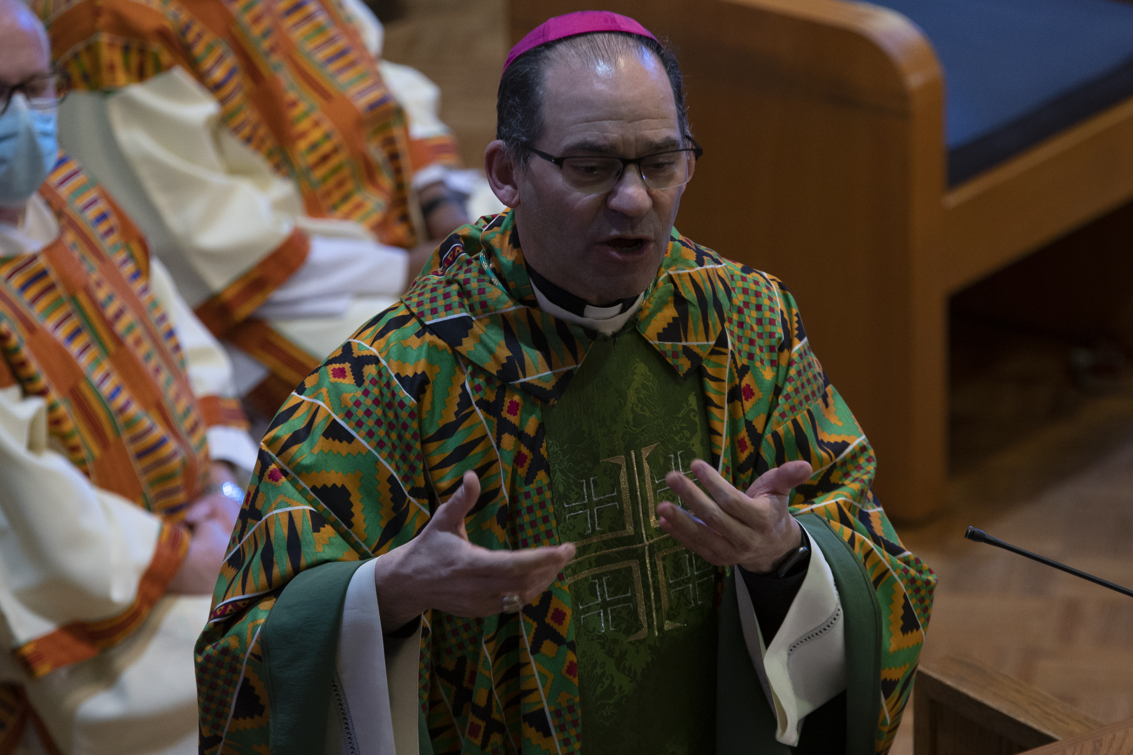 Black History Month Mass at St. Anastasia Church in Teaneck on Feb. 6, 2022. (Photo by Julio Eduardo Herrera/Archdiocese of Newark)