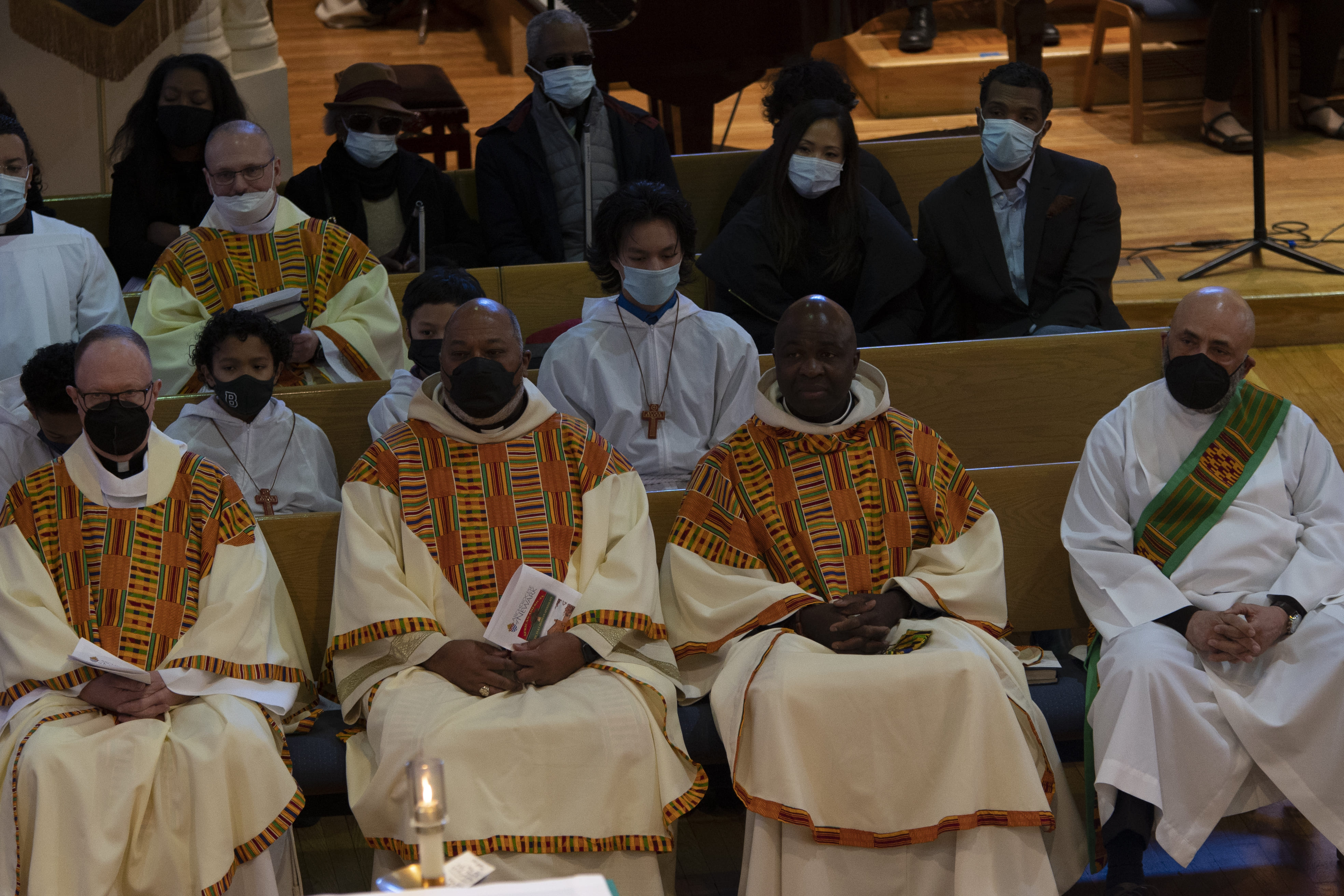 Black History Month Mass at St. Anastasia Church in Teaneck on Feb. 6, 2022. (Photo by Julio Eduardo Herrera/Archdiocese of Newark)