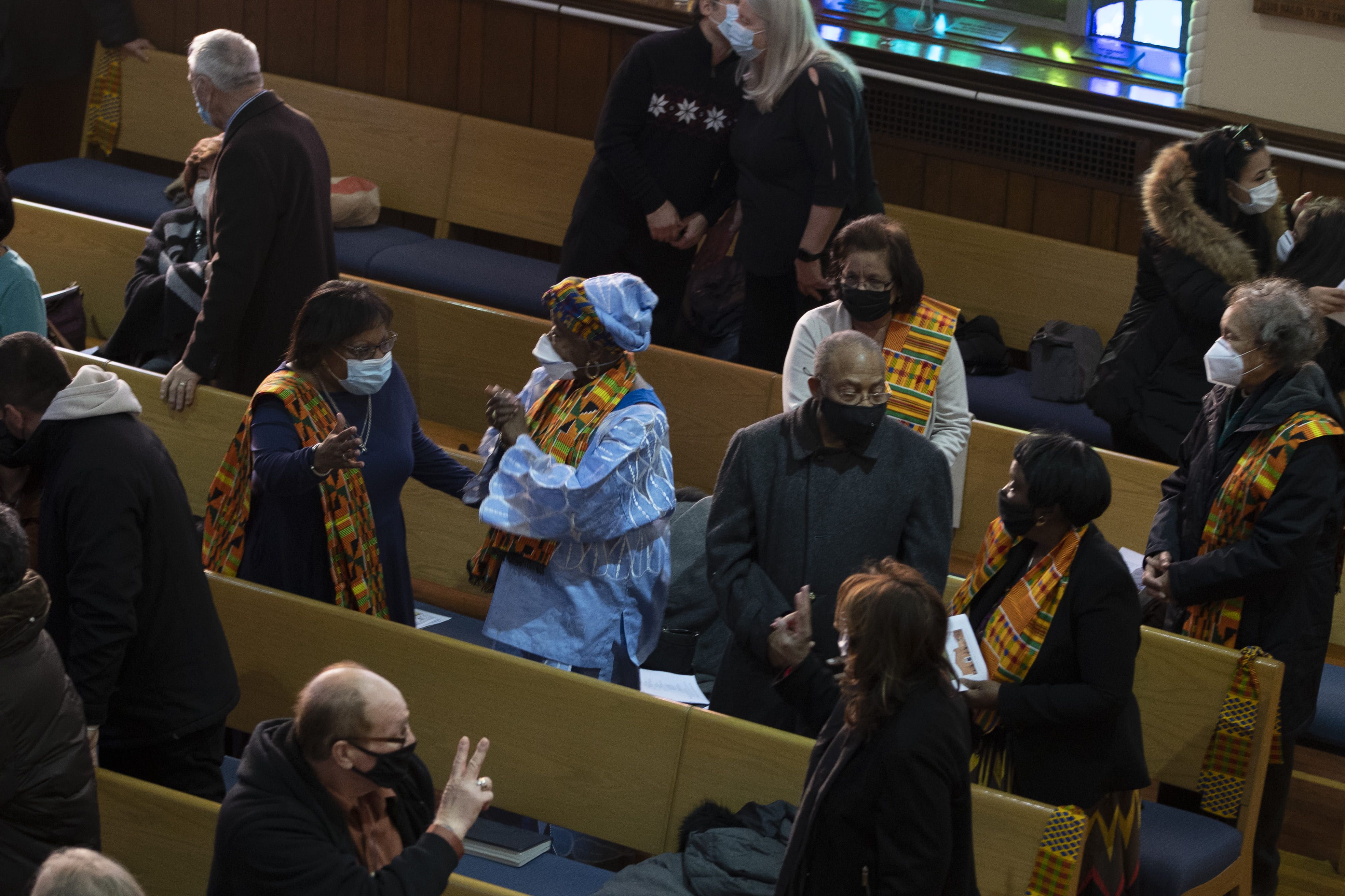 Black History Month Mass at St. Anastasia Church in Teaneck on Feb. 6, 2022. (Photo by Julio Eduardo Herrera/Archdiocese of Newark)