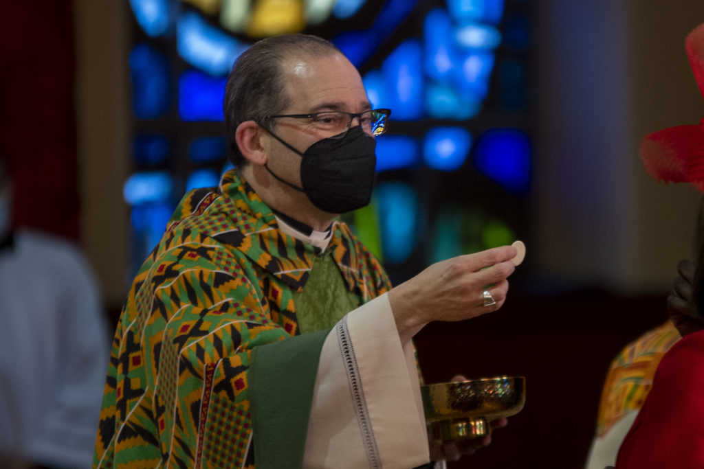 Black History Month Mass at St. Anastasia Church in Teaneck on Feb. 6, 2022. (Photo by Julio Eduardo Herrera/Archdiocese of Newark)
