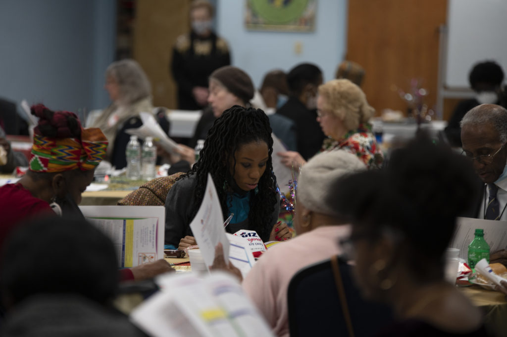 The Archdiocese of Newark’s African American, African, and Caribbean Apostolate celebrated Black History Month with a special Mass and Synod listening session at St. Thomas the Apostle Church in Bloomfield with Bishop Manuel A. Cruz, D.D. on Feb. 13, 2022. (Photo: Archdiocese of Newark/Julio Eduardo Herrera)