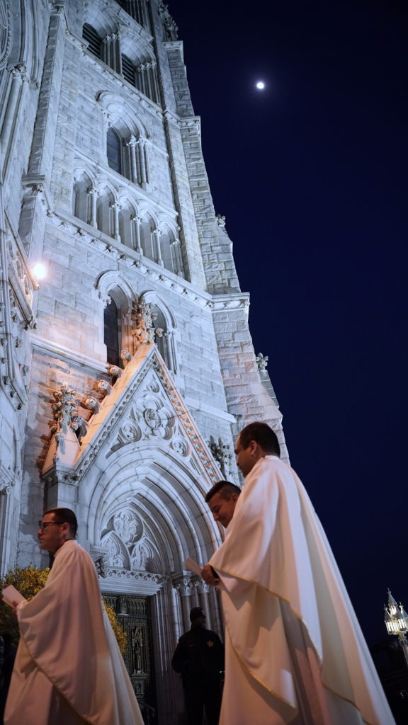 Cardinal Joseph W. Tobin, C.Ss.R., celebrated the Chrism Mass at the Cathedral Basilica of the Sacred Heart in Newark on April 11 with auxiliary bishops, priests, deacons, consecrated religious and lay faithful of the Archdiocese of Newark. (By Joe Jordan for the Archdiocese of Newark).