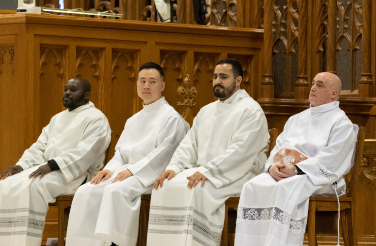 Four new deacons ordained in joyous moment for Church