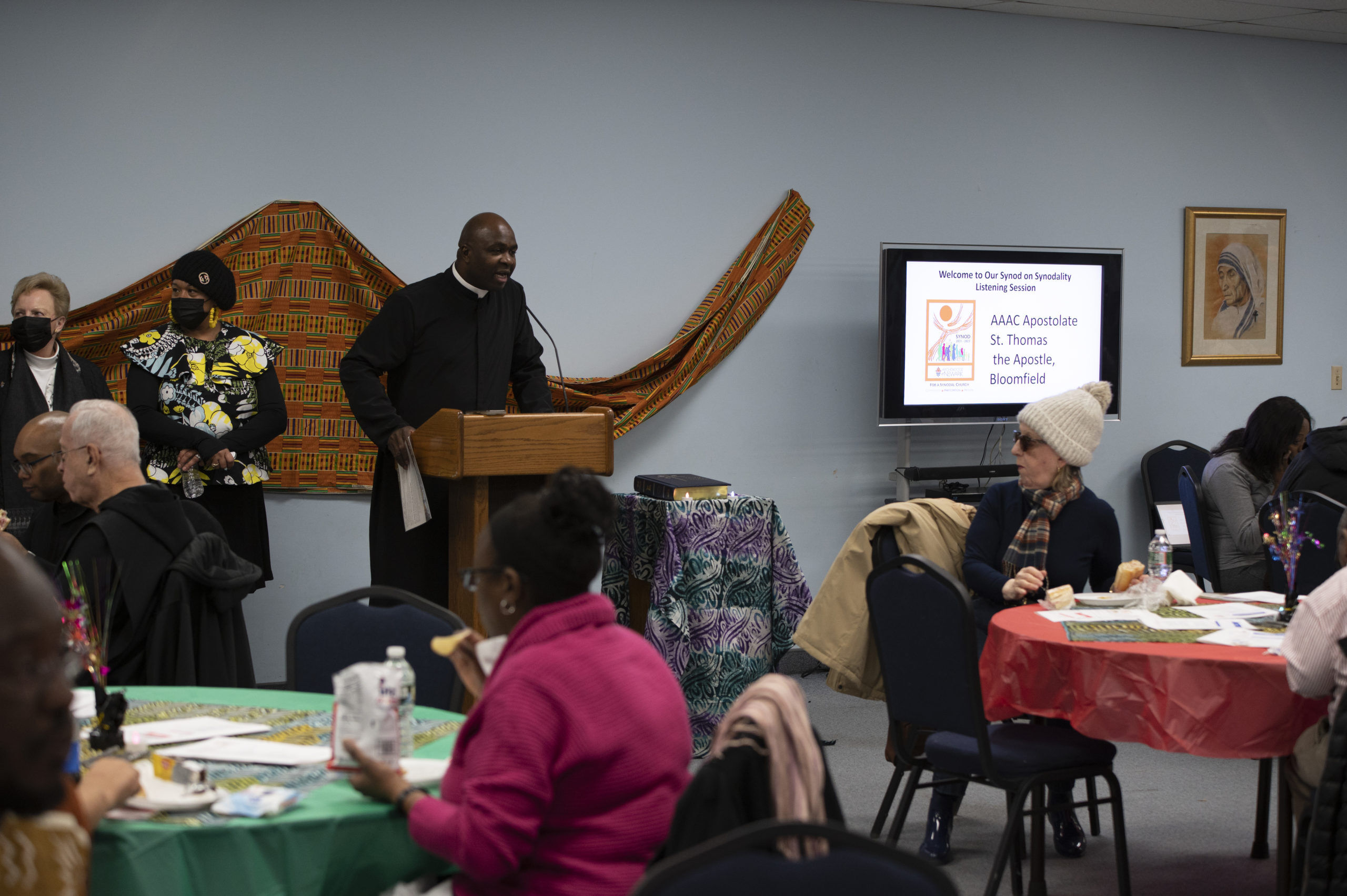 The Archdiocese of Newark’s African American, African, and Caribbean Apostolate celebrated Black History Month with a special Mass and Synod listening session at St. Thomas the Apostle Church in Bloomfield with Bishop Manuel A. Cruz, D.D. on Feb. 13, 2022. (Photo: Archdiocese of Newark/Julio Eduardo Herrera)