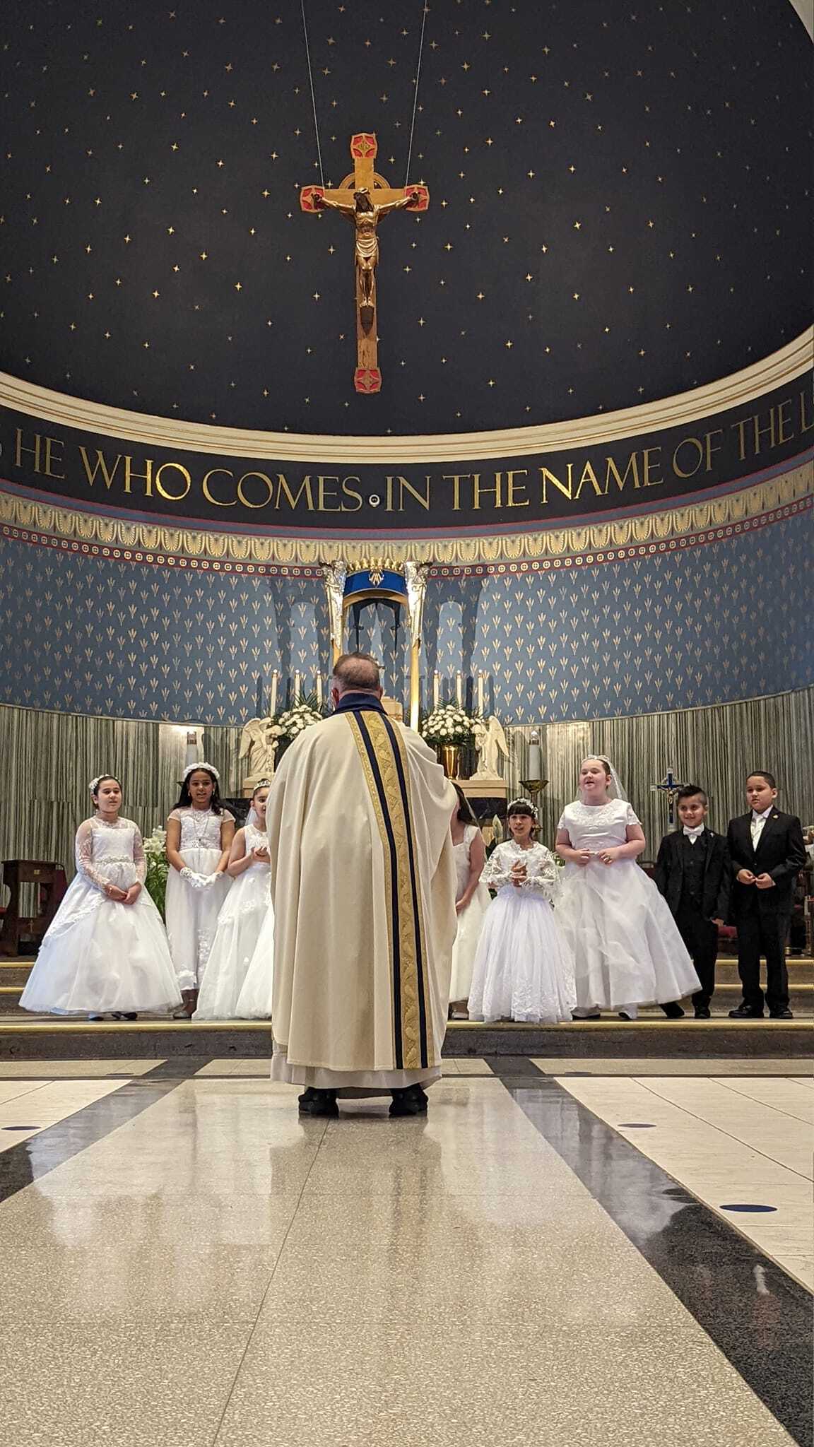 First Communion celebrated in parishes across the Archdiocese - Jersey ...