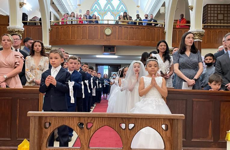 First Communion celebrated in parishes across the Archdiocese