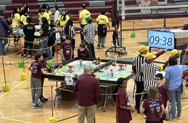 Saint Paul and St. Elizabeth students rock their robots in regional robotics competition