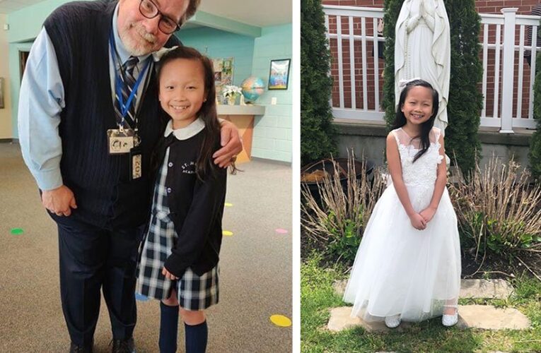 In sharing story of own leg amputation, NJ bishop bolsters 11-year-old who had faced similar surgery