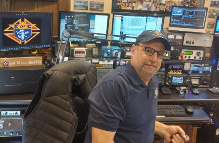 Belleville man uses love of ham radio to share Knight’s mission