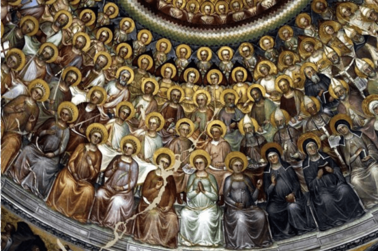 On All Saints Day an explanation of the communion of saints and