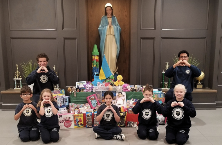 Academy of Our Lady Brings Holiday Cheer to Ukrainian Children
