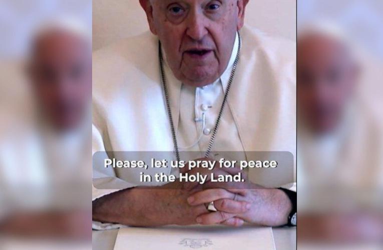 Pope asks us to pray for peace, prevent ‘mountain of dead’ (Video)