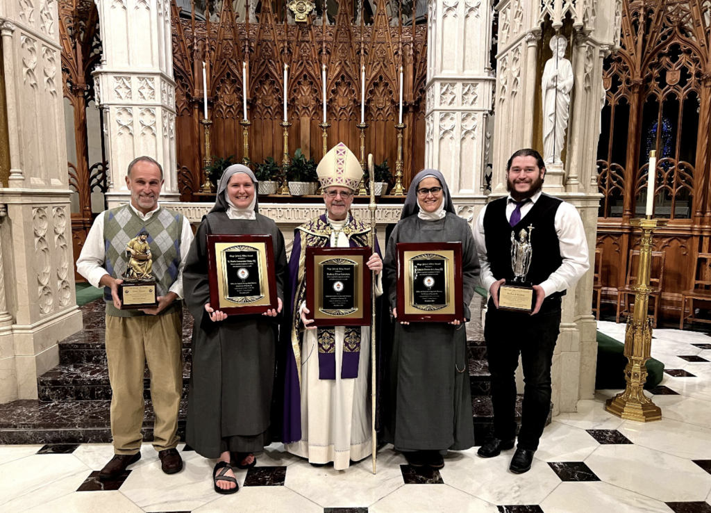 A total of 100 youth and adults were recognized for their dedication to youth ministry at the 2023 Youth Recognition Award Ceremony.