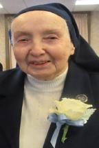 A headshot of Sr Clare Mary Roden.