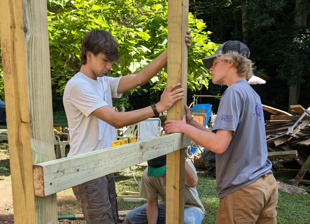 Oratory Prep students traveled to Nazareth Farm in West Virginia for a week of service, prayer, and simplicity.