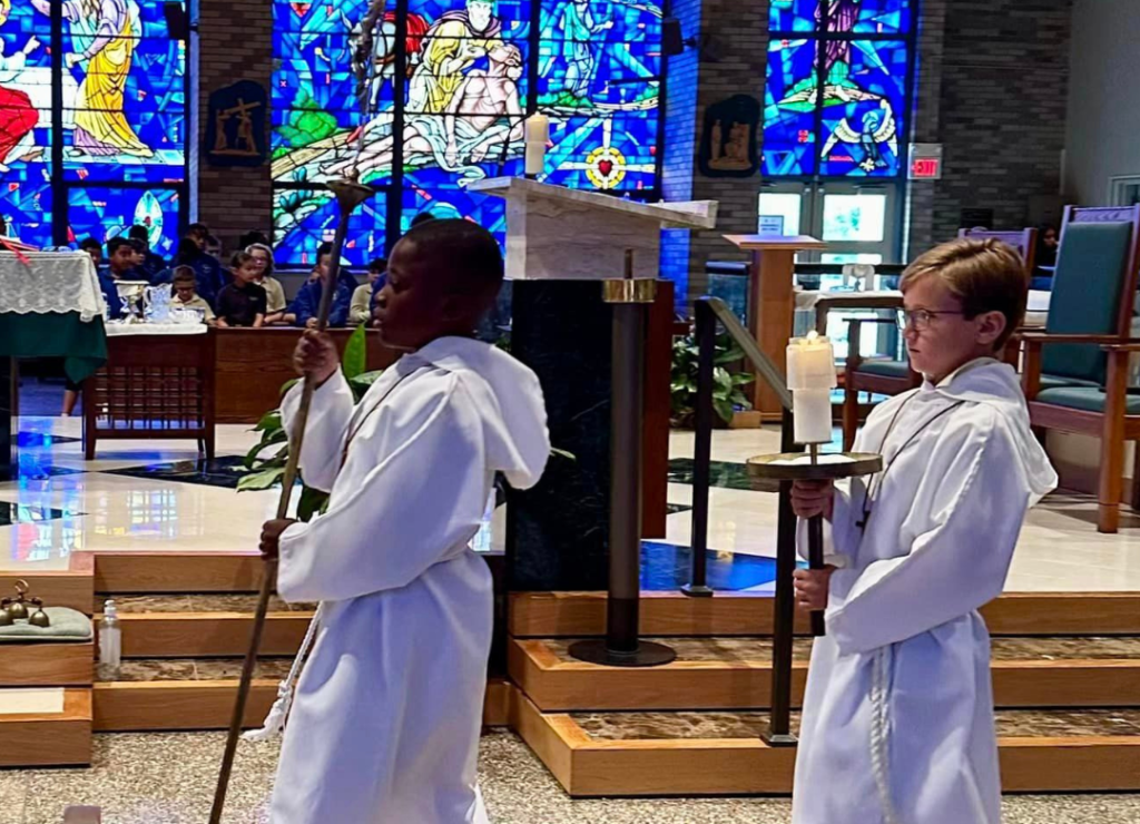 Student altar servers