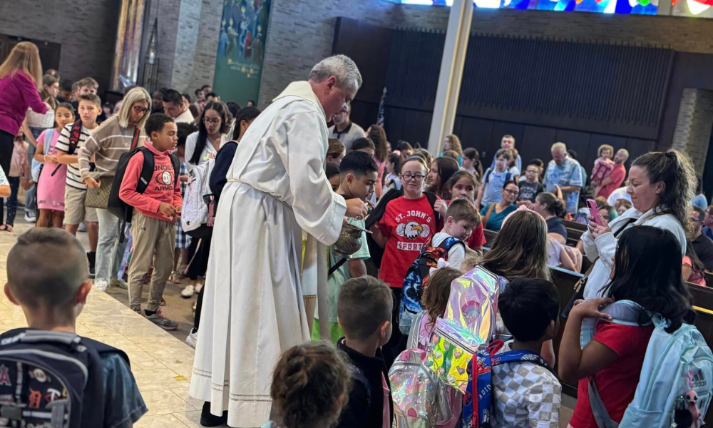 Archdiocese of Newark students head back to school for the 2024-2025 school year, celebrating with Masses, Blessing of the Backpacks, ice cream socials, and more.