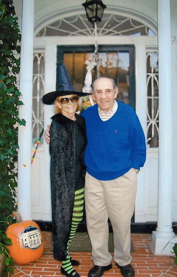 Carmen and Yogi Berra, Montclair, NJ home, Halloween 2008
