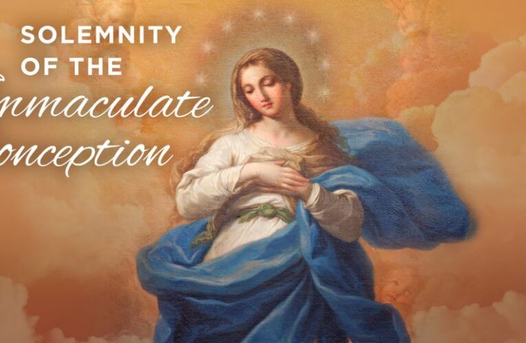 Solemnity of the Immaculate Conception of Mary on Dec. 9 is a Holy Day of Obligation