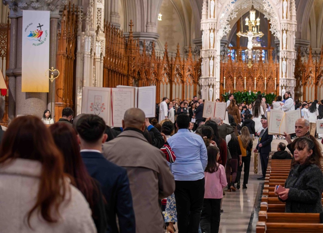 Rite of Election celebrated at the Cathedral Basilica of the Sacred Heart, Newark, New Jersey on March 9, 2025