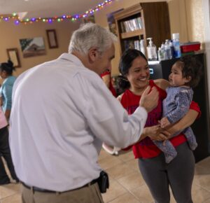 Fr Anthony Randazzo participating in a mission immersion program organized by Catholic Extension Society