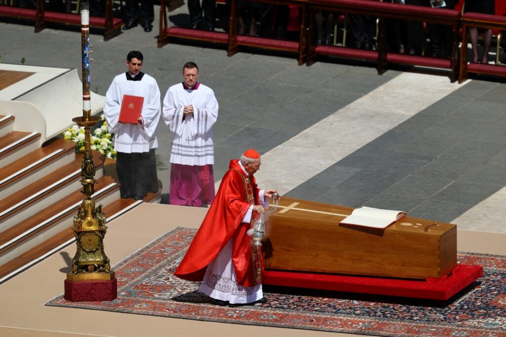 Cardinal Re Funeral of Pope Francis