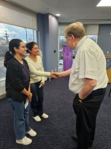 Cardinal Tobin meets with Kean students
