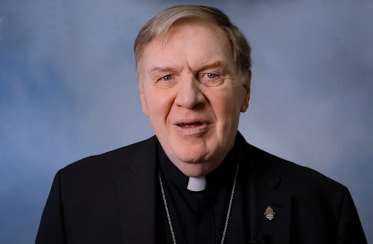 Cardinal Tobin says “we are never alone” in his Easter message