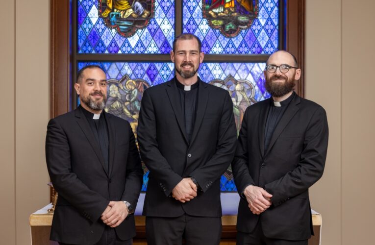Three new priests to be ordained by Cardinal Tobin on May 24