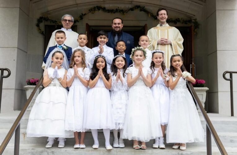 Sights & Sounds: Kids celebrate their First Holy Communions
