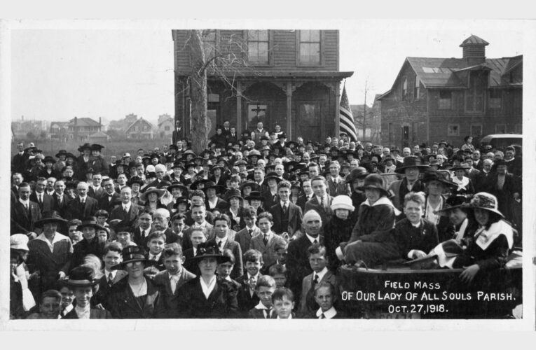 From the Archives: Field Mass during the 1918 influenza epidemic