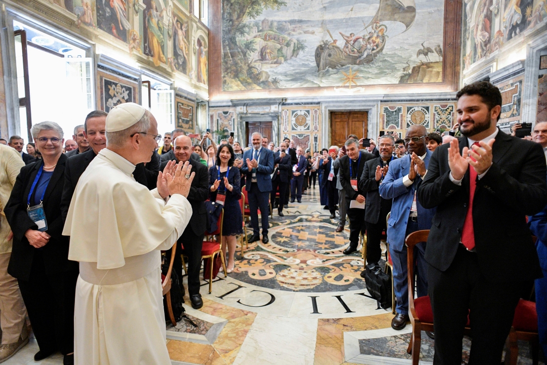 Pope Leo meets with ecclesial movements and groups 6-6-25