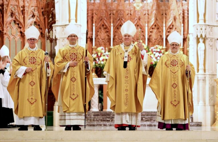 Three of Archdiocese’s auxiliary bishops celebrate fifth anniversaries
