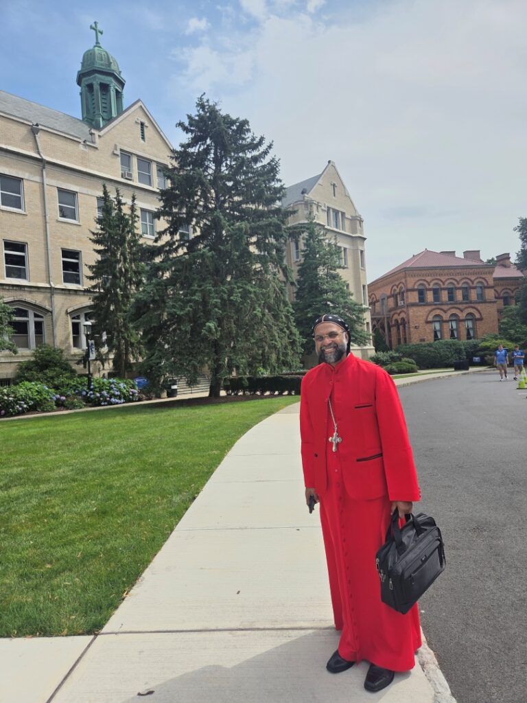 Bishop Kuriakose at Seton Hall