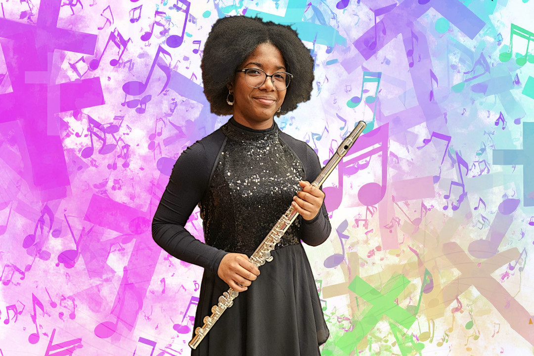 Chideha Osondu with abstract background