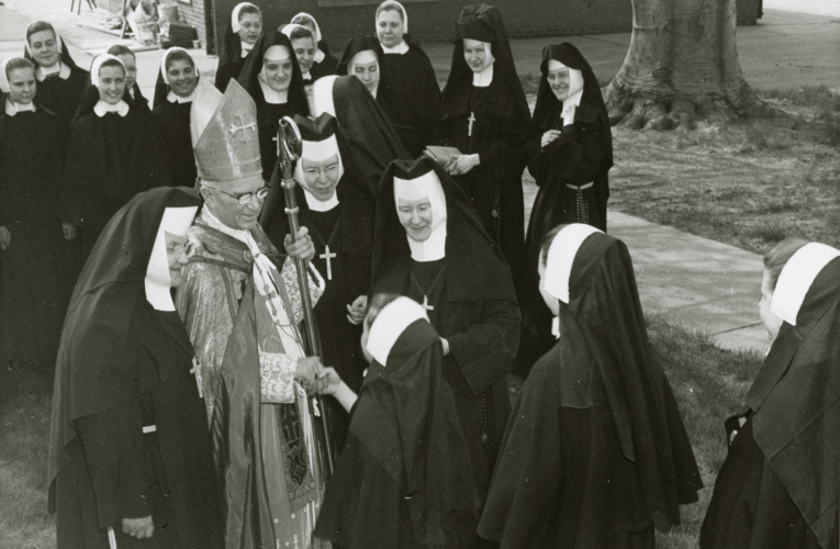 From the Archives: Groundbreaking at Immaculate Conception Convent, 1960
