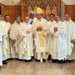 Bishop Evelio Menjivar-Ayala with concelebrants