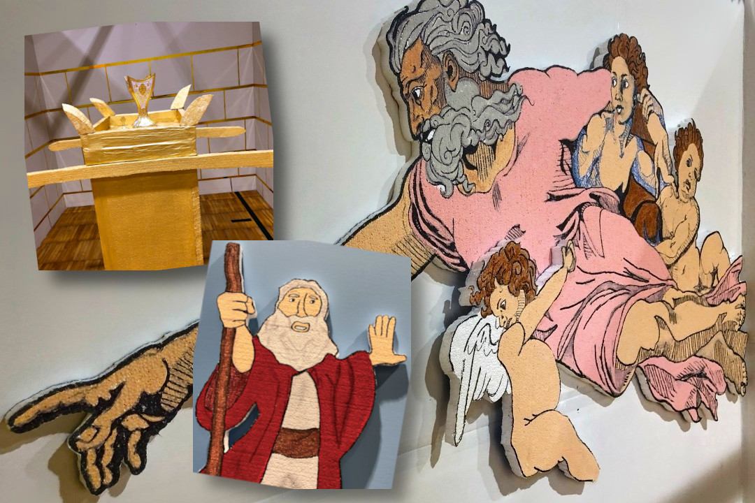 first bible museum collage