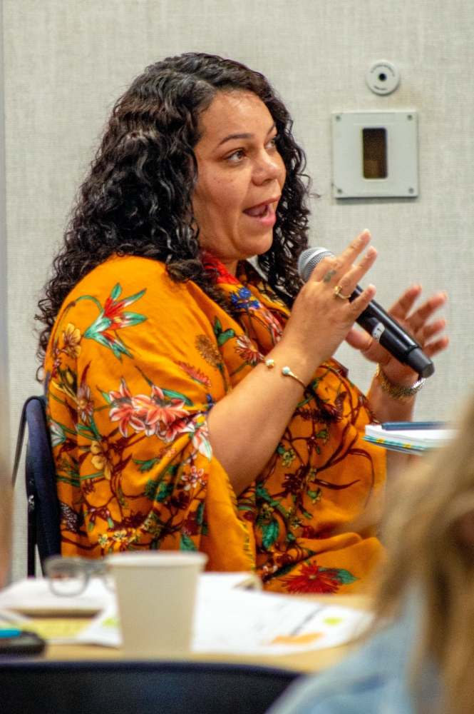 New Teacher speaks at orientation