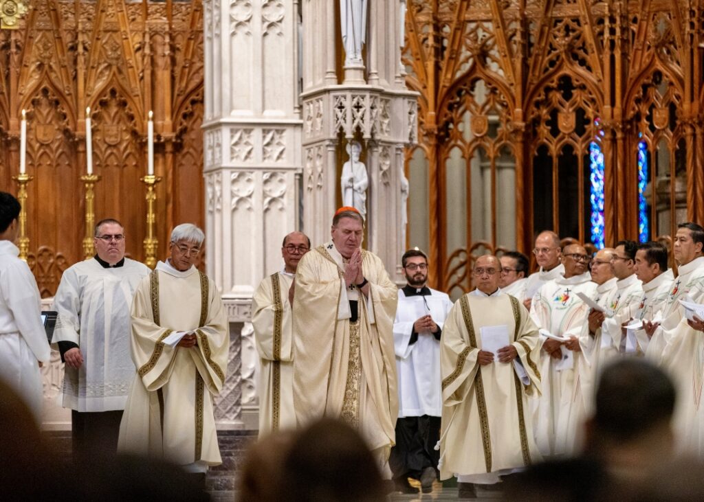 JMFA - Cardinal Tobin presiding at Mass
