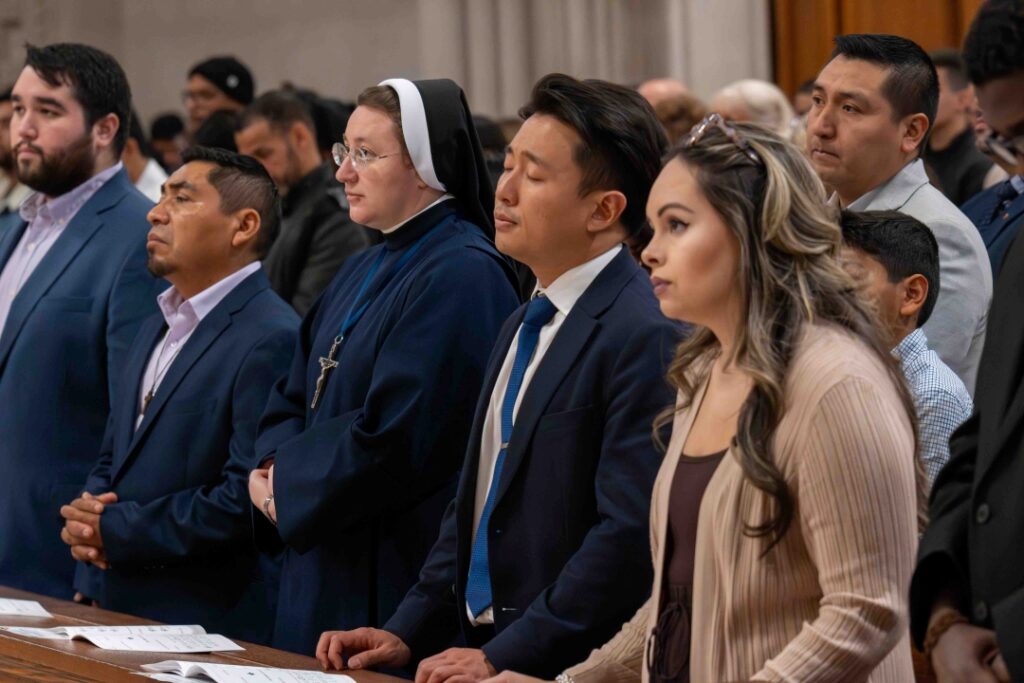 Catechists during Jubilee liturgy