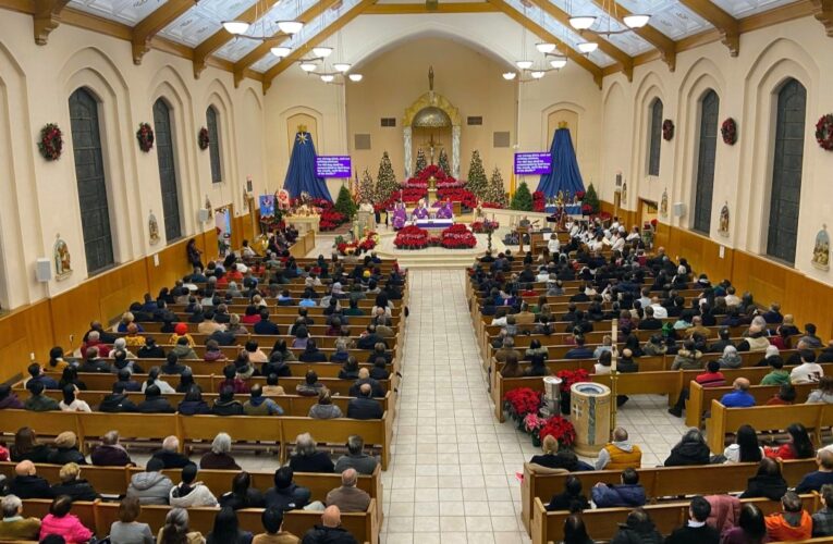 Sights & Sounds: Hundreds gather in Union for beautiful Simbang Gabi Mass
