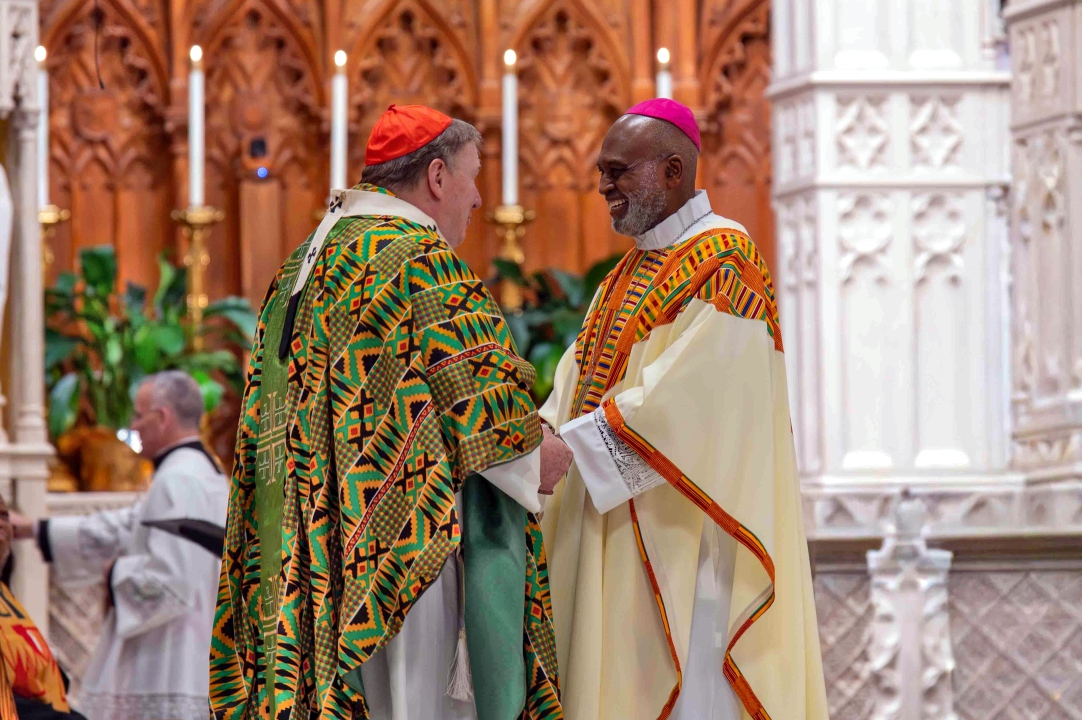 BHMM - Cardinal Tobin and Archbishop Palmer-Buckle end of Mass