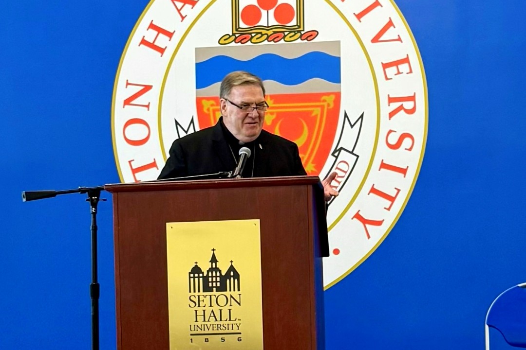 Cardinal Tobin Seton Hall Talk on popes
